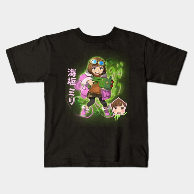 Miri Unasaka Buddy Daddies Kids T-Shirt by AssoDesign